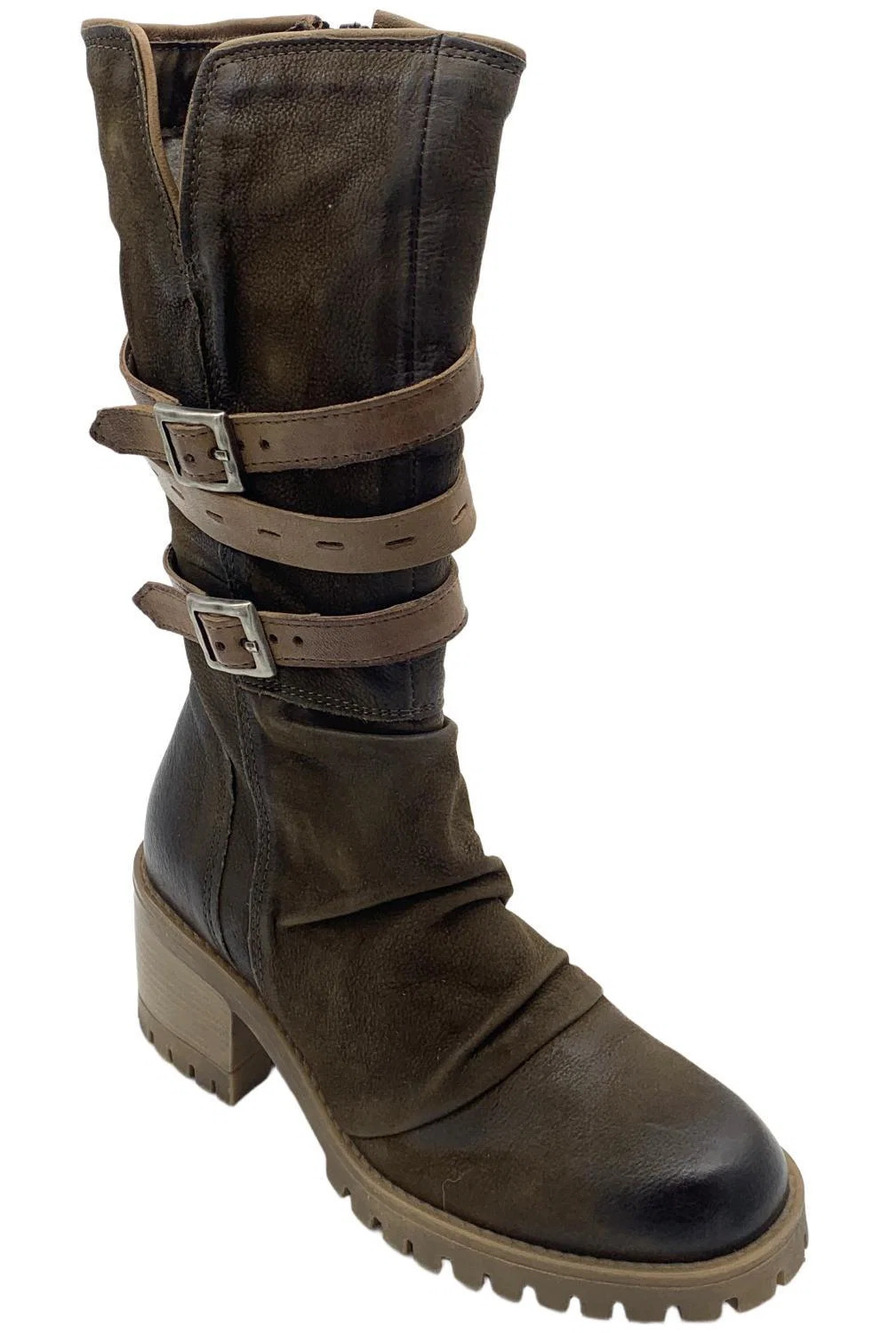 Miz Mooz Knee High Boots Meara Brown - Medium